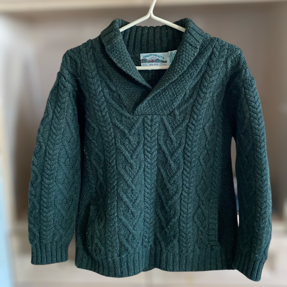 Aran pure merino sweater